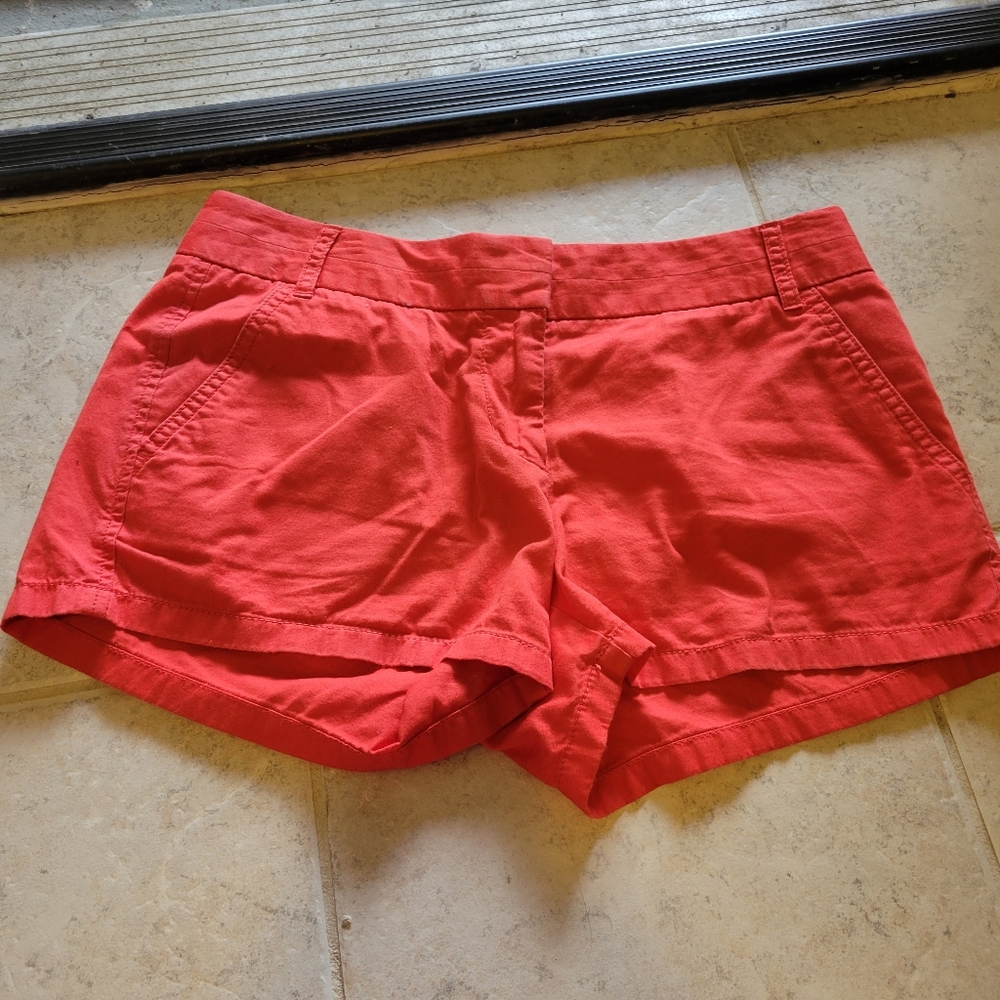 J. Crew red Shorts